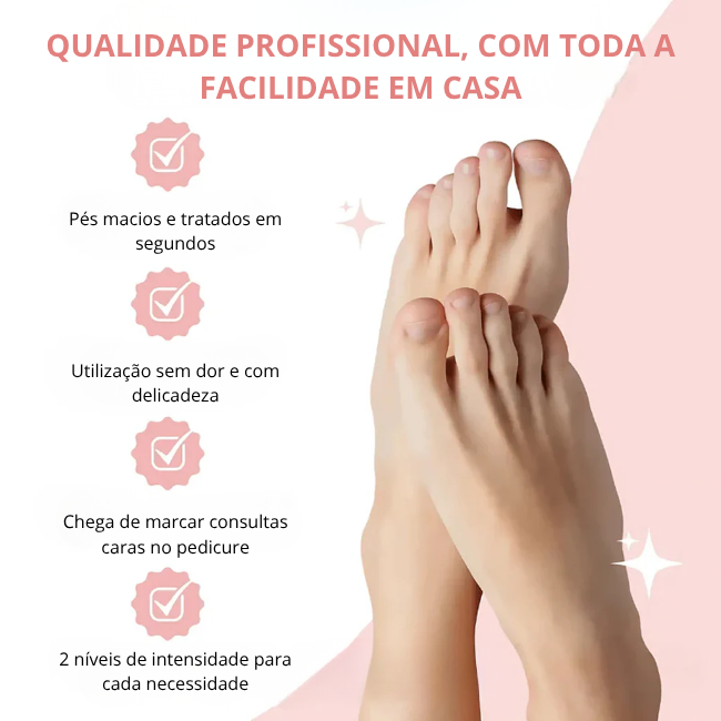 🌟 PédiBrilho + 60 discos: Pés macios, suaves e irresistíveis em poucos minutos! 👣✨