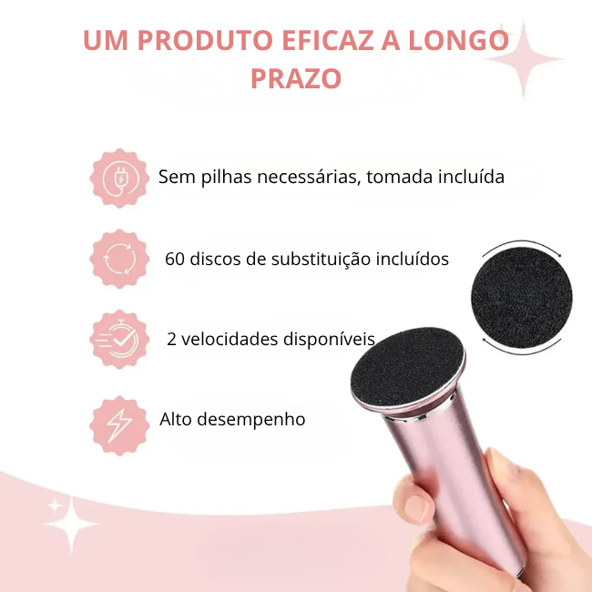 🌟 PédiBrilho + 60 discos: Pés macios, suaves e irresistíveis em poucos minutos! 👣✨
