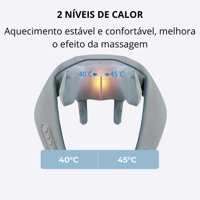 AlívioPro 4D – Massajador Multifuncional 🧘♂️🔥