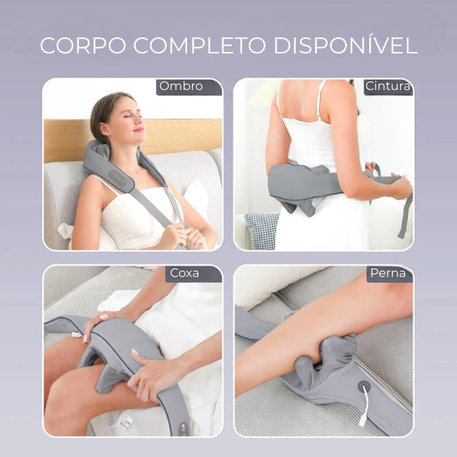 AlívioPro 4D – Massajador Multifuncional 🧘♂️🔥