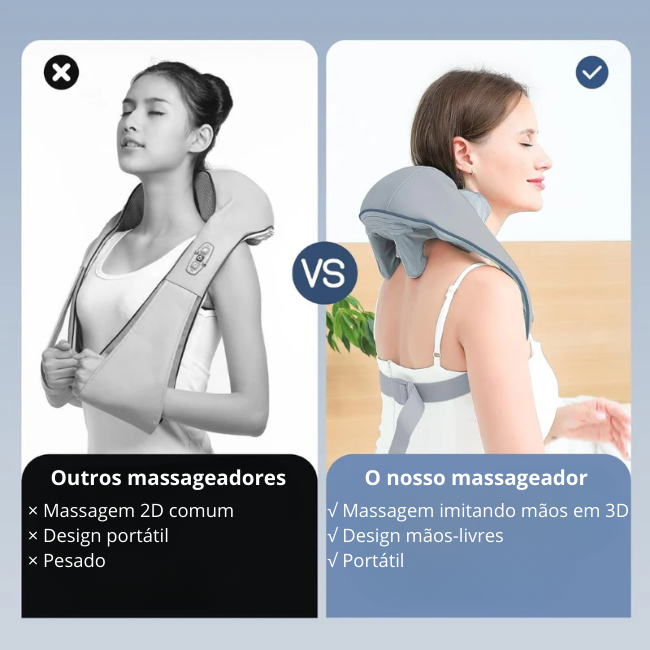 AlívioPro 4D – Massajador Multifuncional 🧘♂️🔥