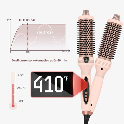 Escova térmica 3 em 1 Pro